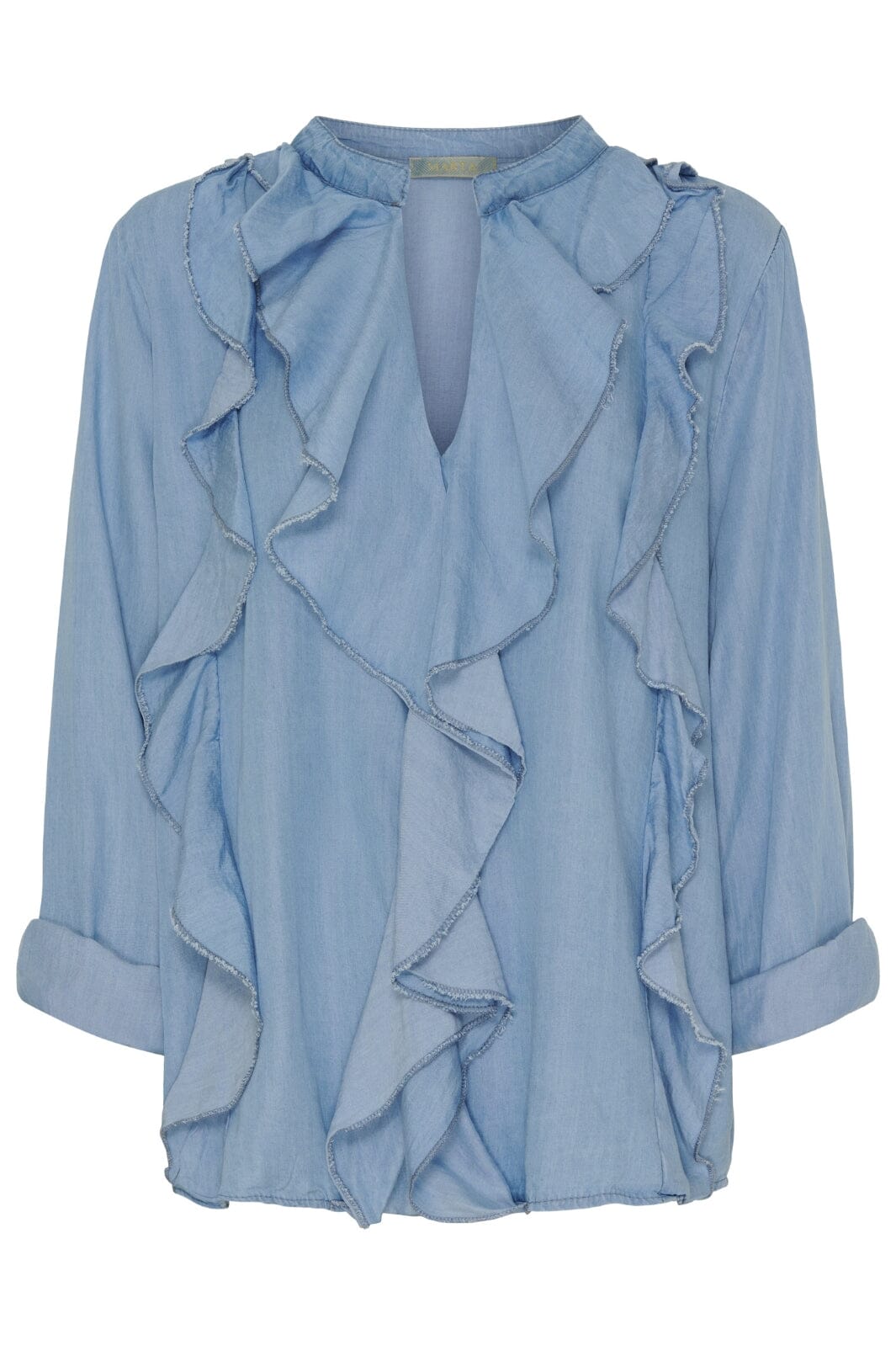 Marta Du Chateau - Mdcfrancesca Blouse - Light Blue Bluser 