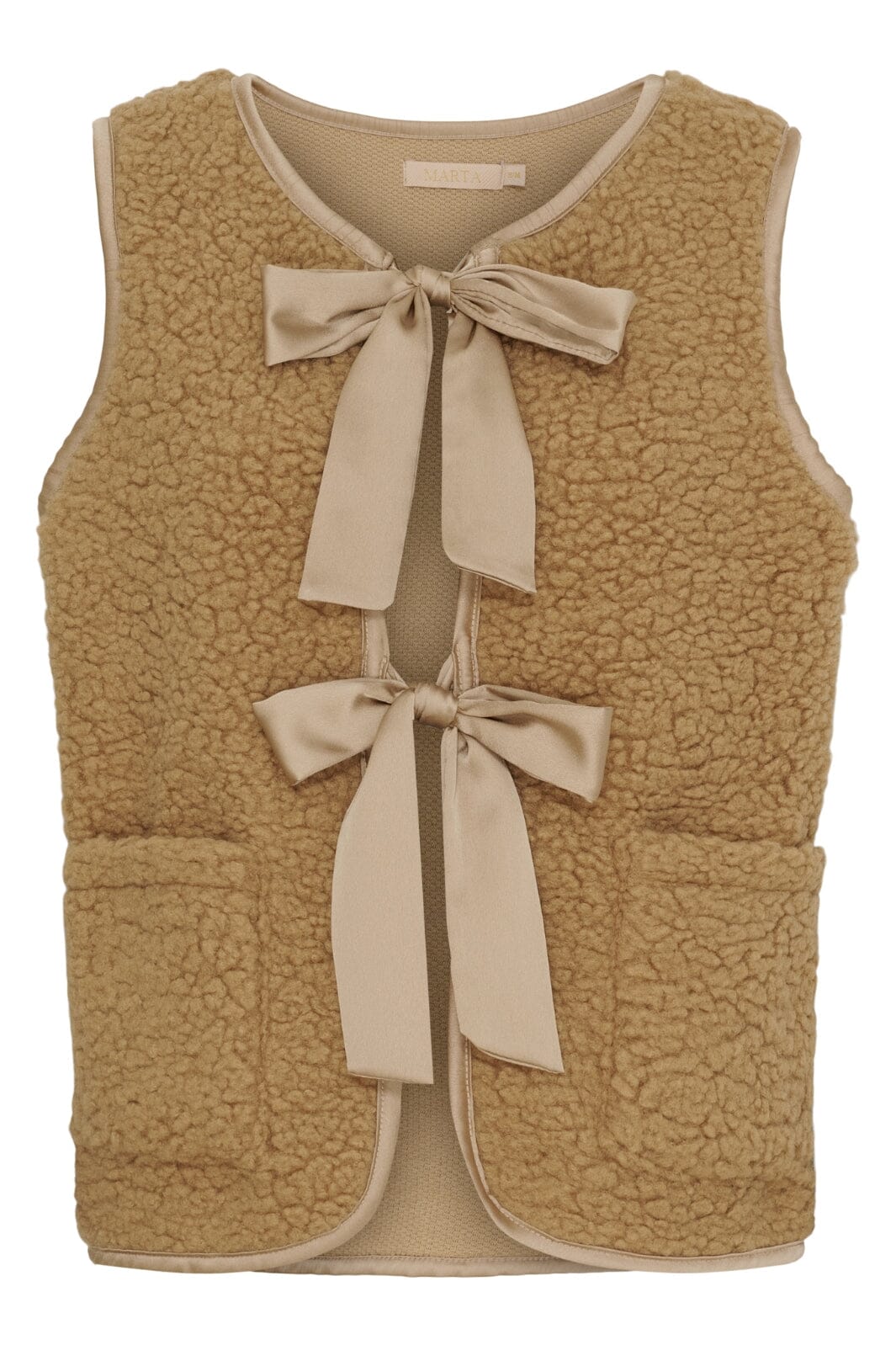 Marta Du Chateau - Mdcgudrun Vest 24583 - Light Camel Veste 