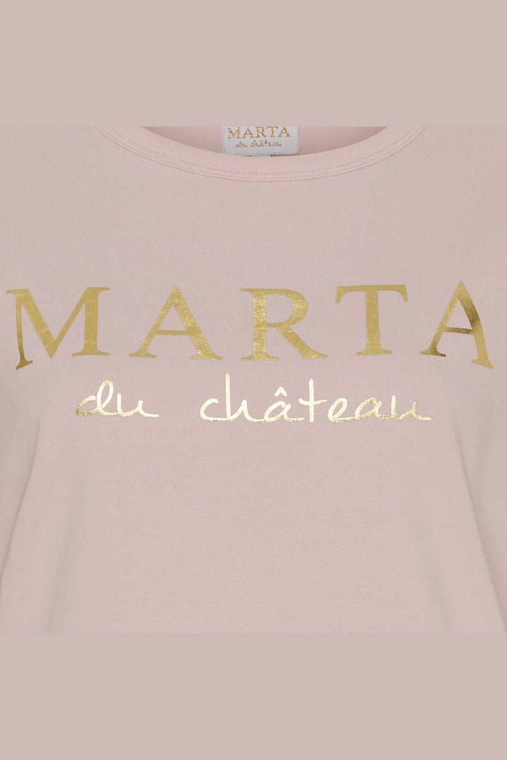 Marta Du Chateau - Mdcjeanette Tee MT-002-S - Old Rose