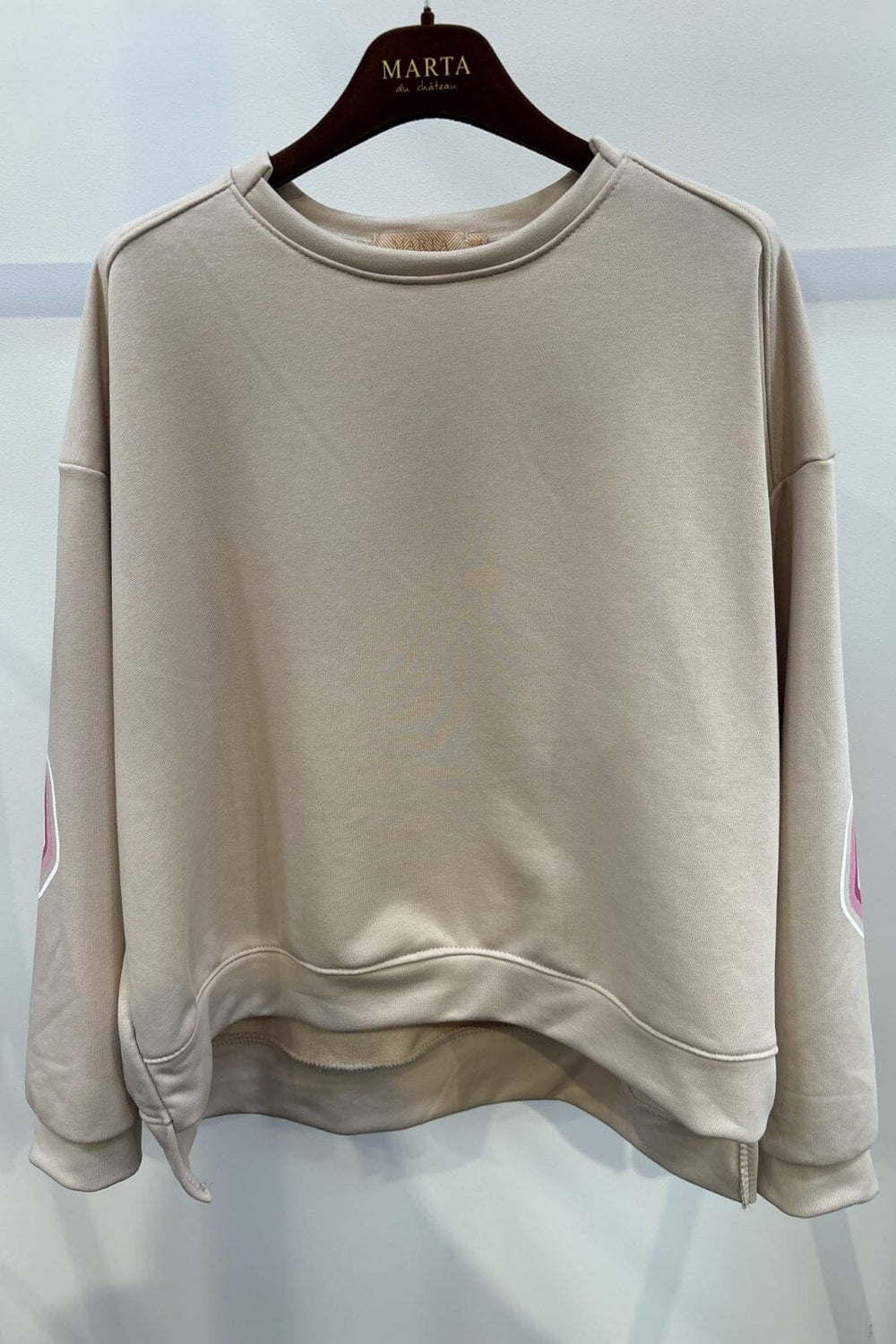 Marta Du Chateau - Mdcnadine Sweatshirt 69407 - Beige Sweatshirts 