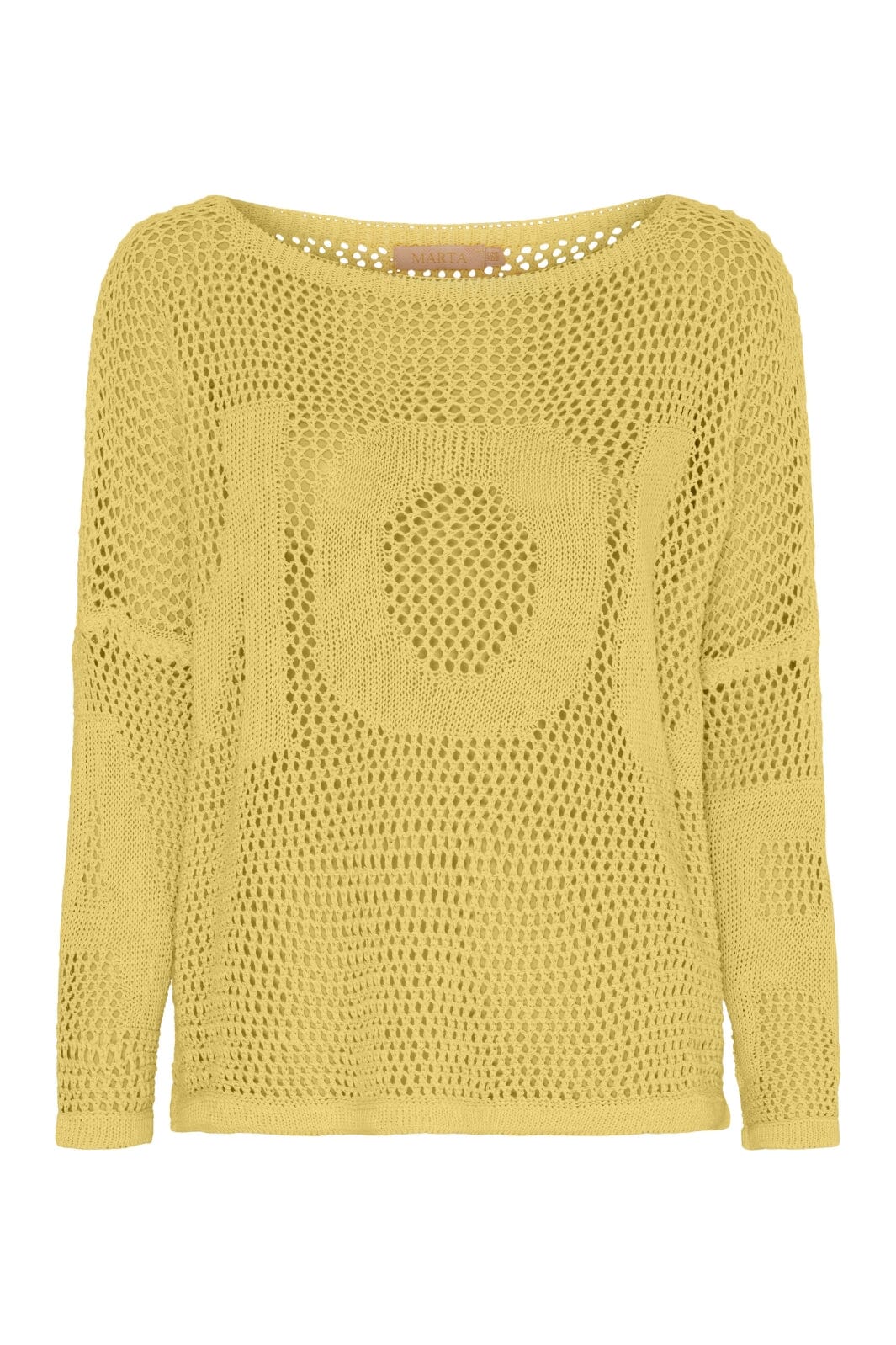 Marta Du Chateau - Mdcoriana Knit - 53 Giallo Strikbluser 