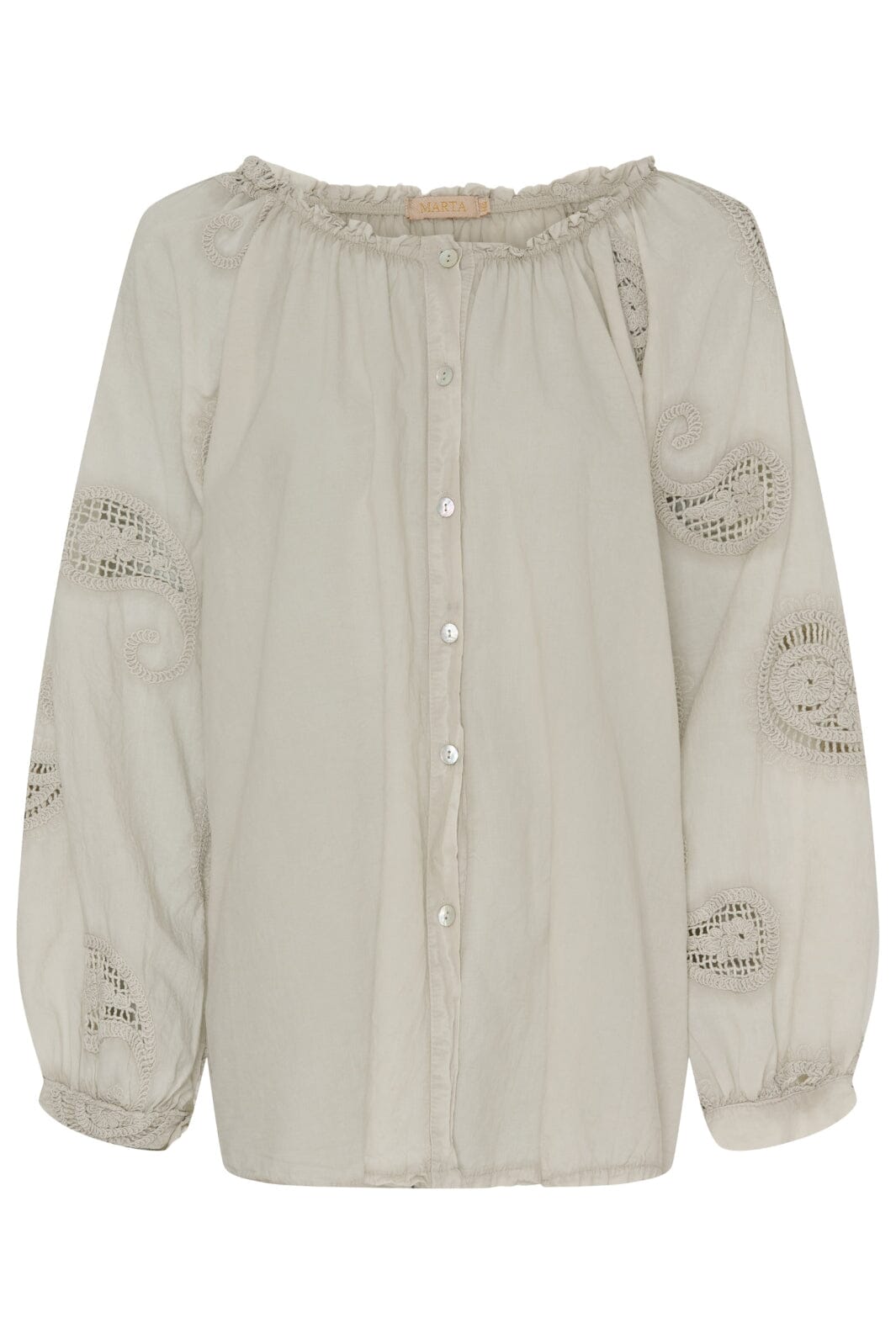 Marta Du Chateau - Mdcpatty Shirt - Beige Skjorter 