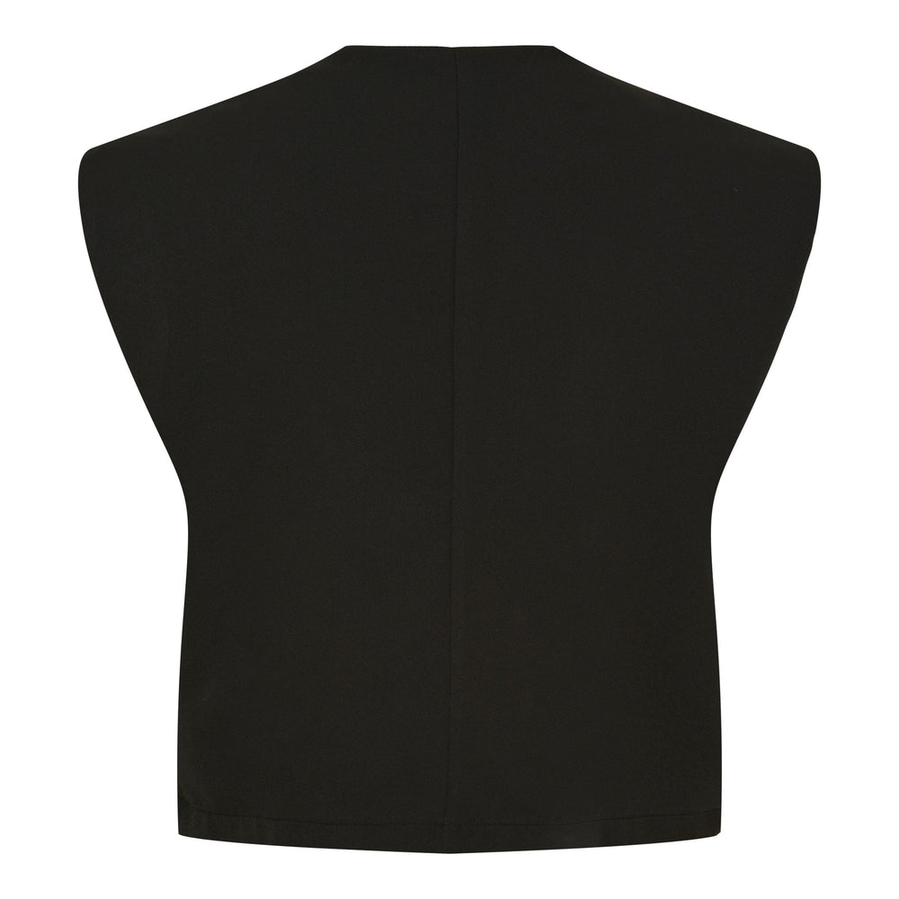 Marta Du Chateau - Mdcsmilla Vest - Black Veste 