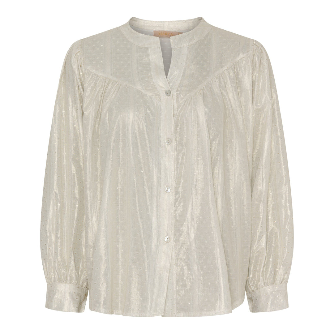 Marta Du Chateau - Mdctarah Shirt - Offwhite Skjorter 