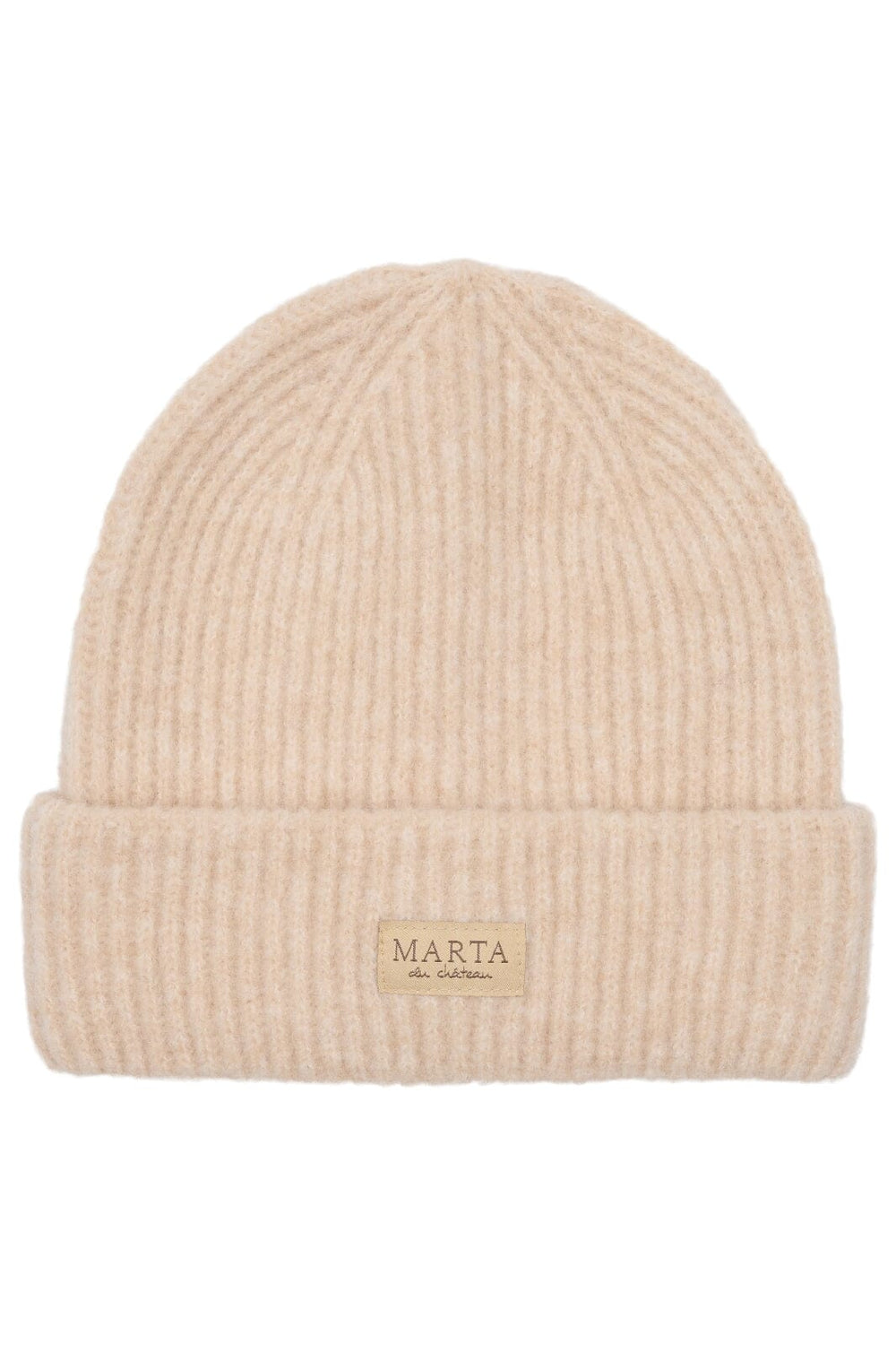 Marta Du Chateau - Rib Beanie Hat 151512 - Offwhite Huer 