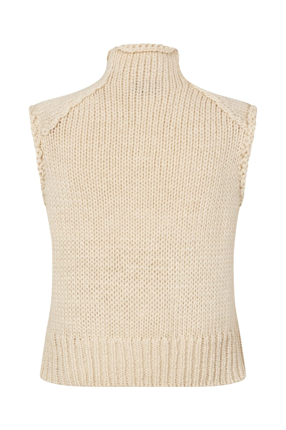 Modström - Felipemd Vest - 100 Summer Sand Strikbluser 