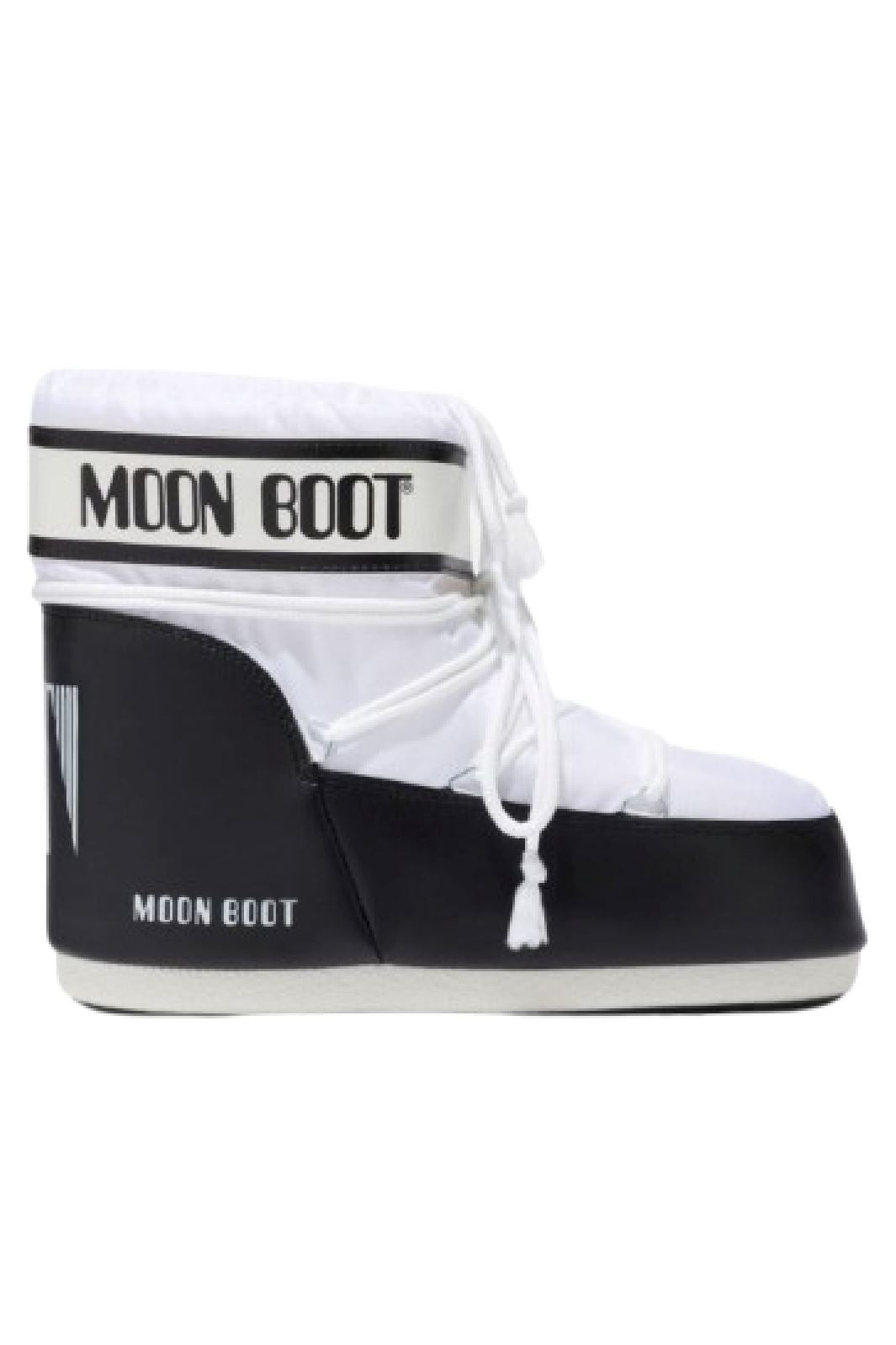 Moon Boot - Mb Icon Low Nylon - A001 White/Black Støvler 