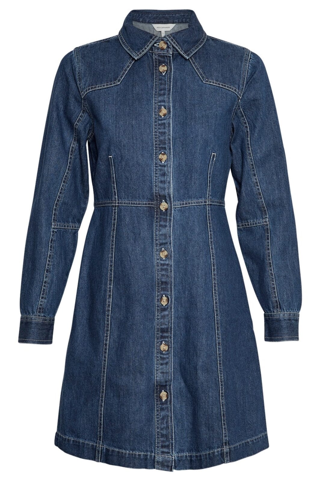 Moss Copenhagen - Mschdielle Emma Dress - Dark Blue Wash Kjoler 