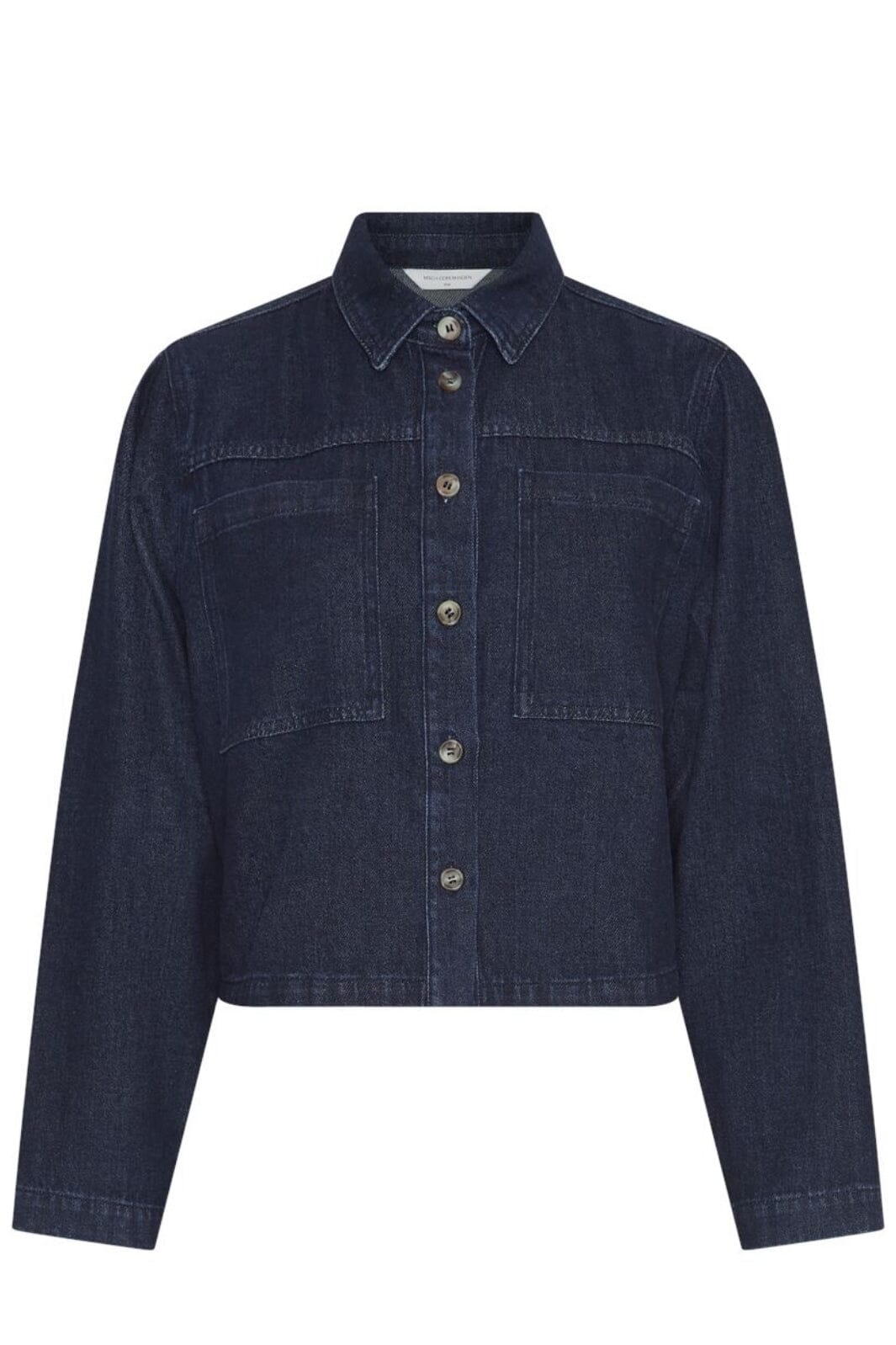 Moss Copenhagen - Mscholiva Elena Shirt 19070 - Dark Blue Wash Skjorter 