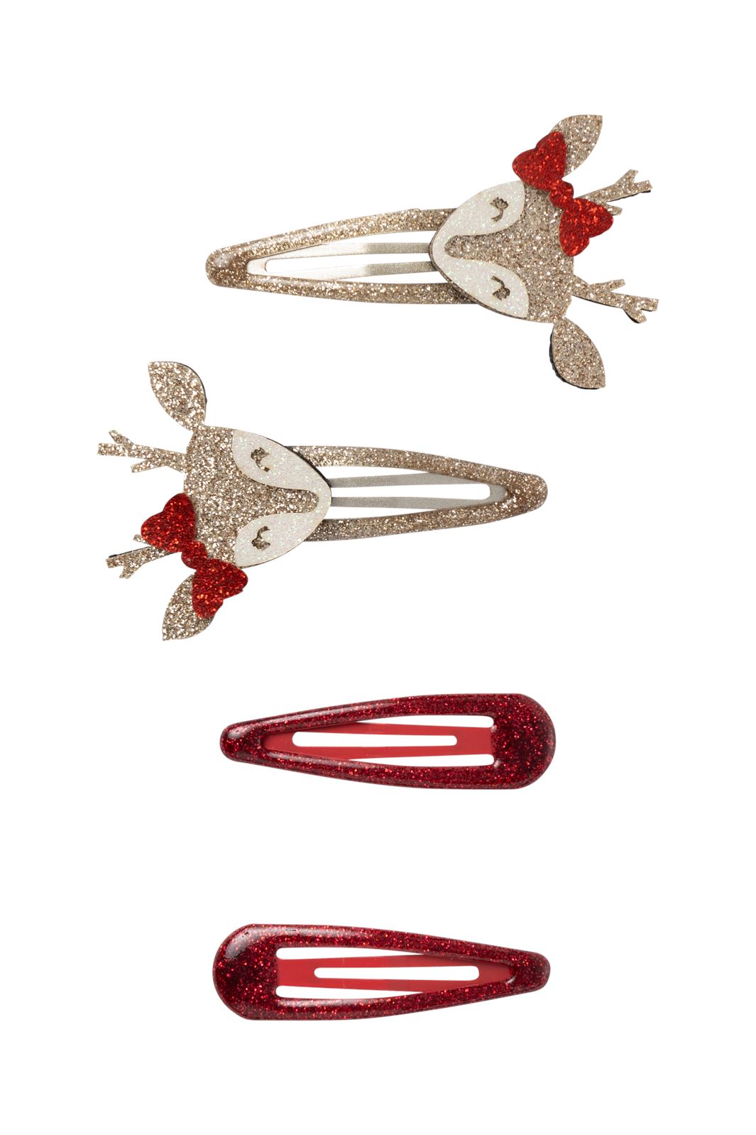 Name It - Nkforein 4P Hairclips - 4581537 Jester Red