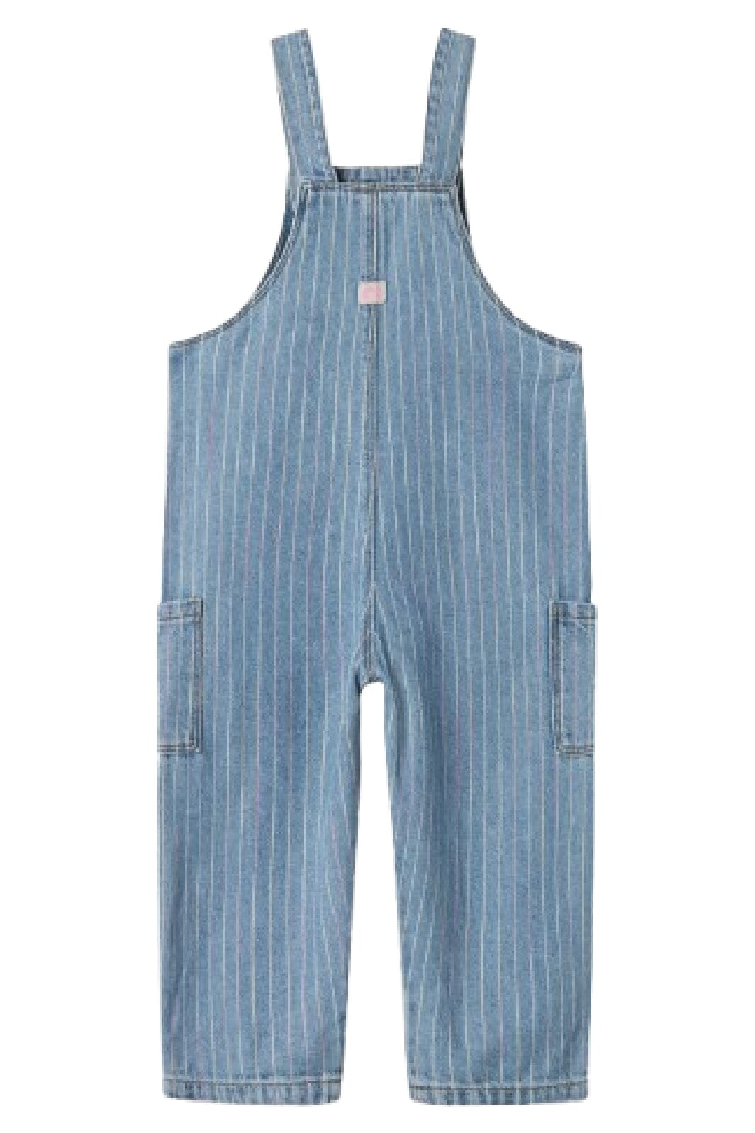 Name It - Nmfmacie Stripe Overall 4008-Nm D - 4692420 Light Blue Denim Multi