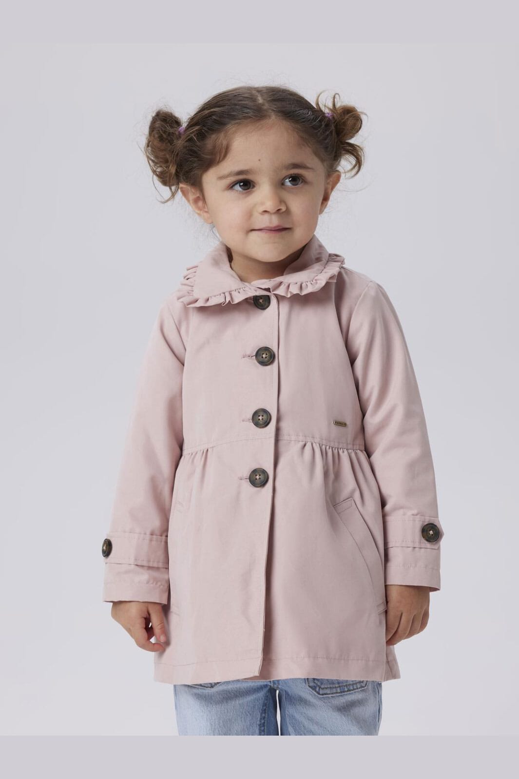 Name It - Nmfmadelin Trench Coat - 4647308 Pale Mauve