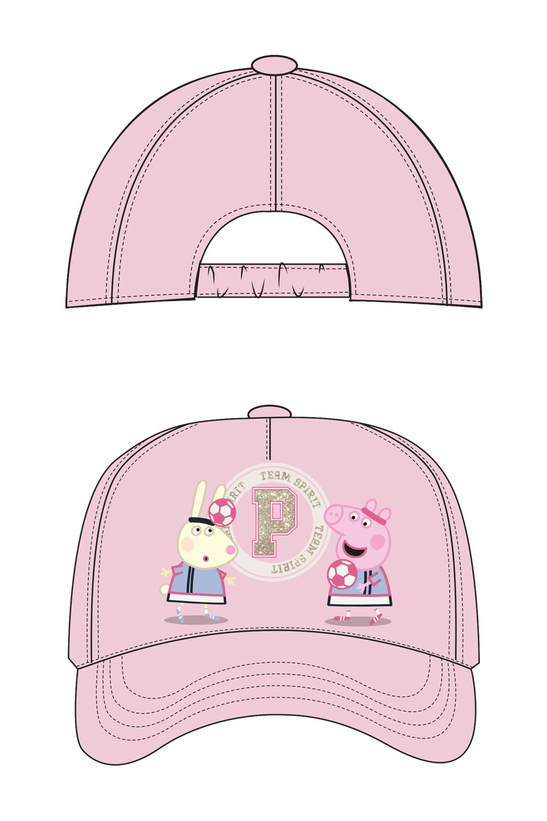 Name It - Nmfmeri Peppa Cap - 4628133 Parfait Pink