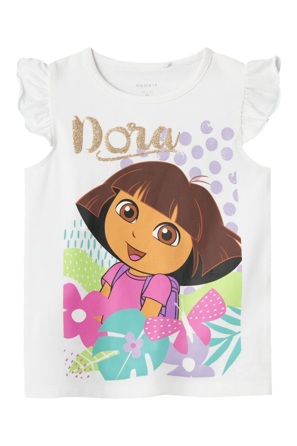 Name It - Nmfmulsa Dora Capsl Top Vde - 4627502 Bright White T-shirts 