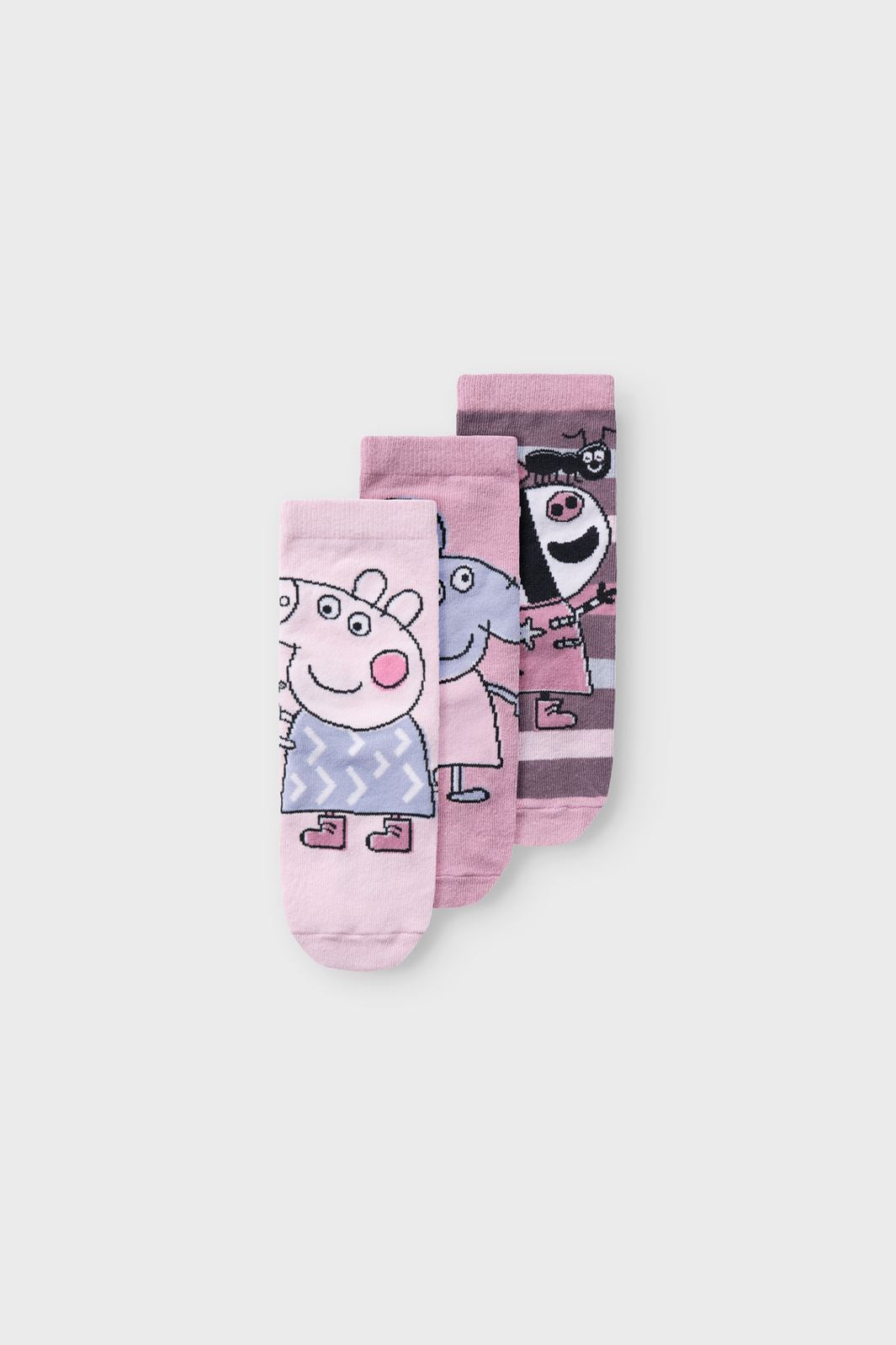 Name It - Nmfodassa Peppapig Sock - 4615876 Corsage 1Xmauve O+1Xcorsage+1Xartic D