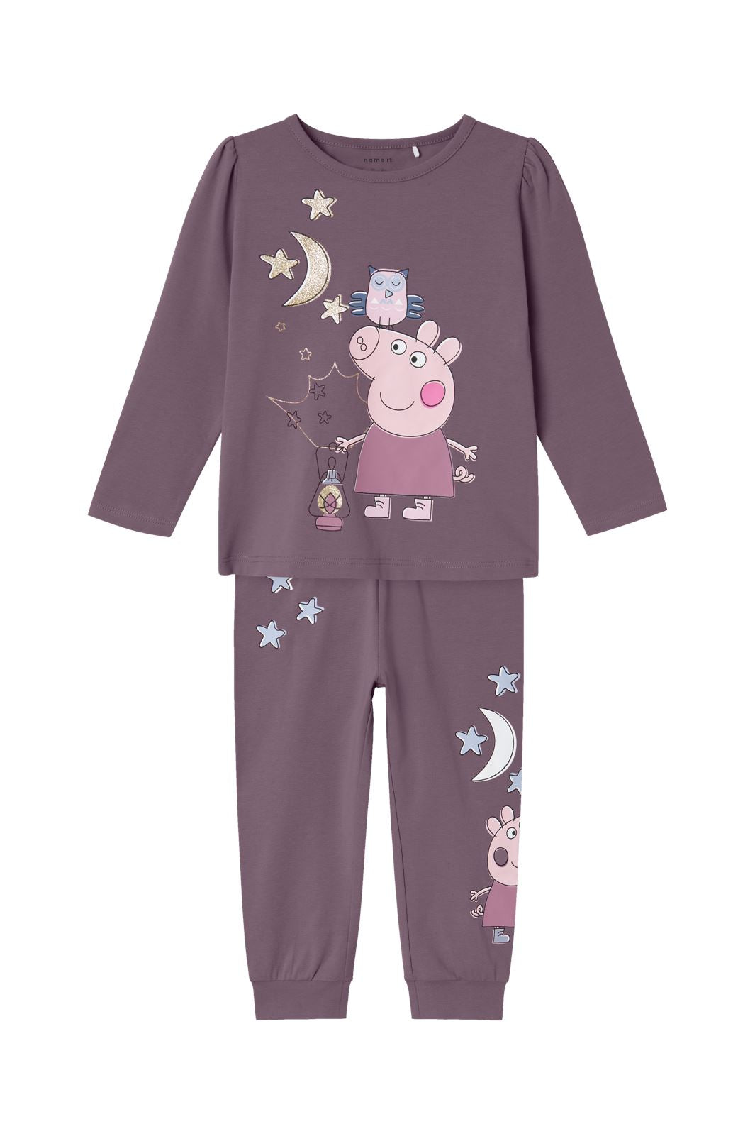 Name It - Nmforma Peppapig Ls Nightset - 4615924 Arctic Dusk