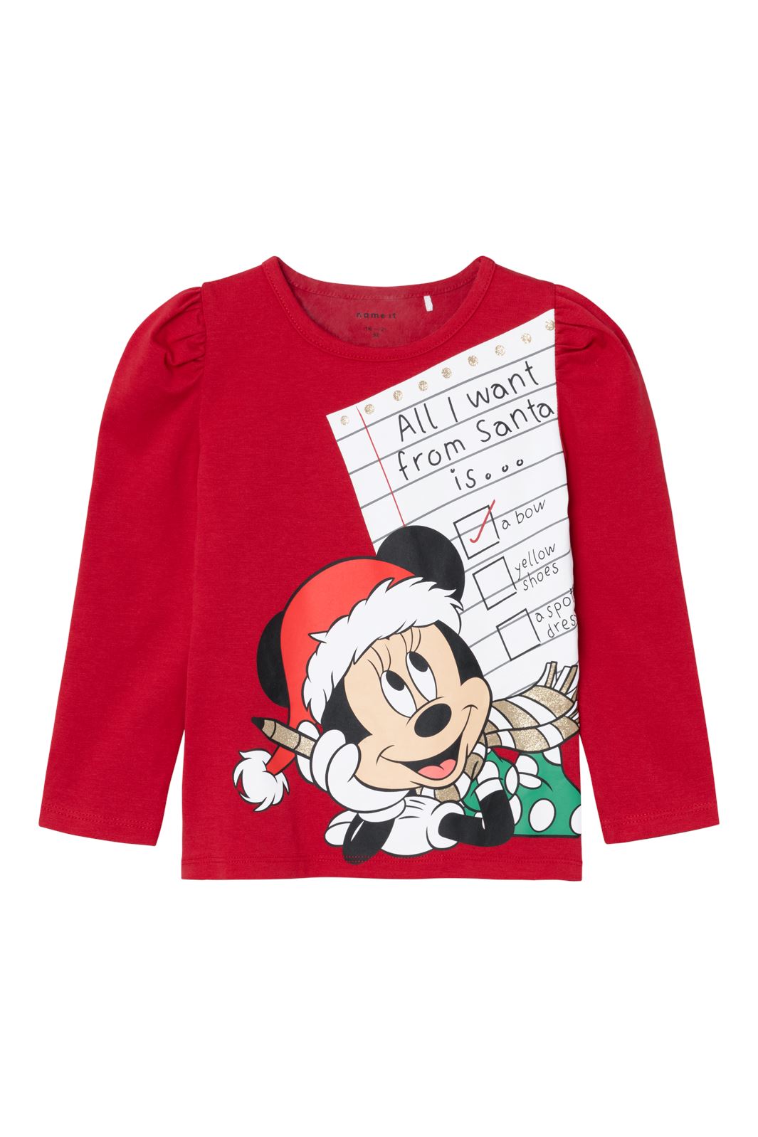 Name It - Nmfsille Minnie Ls Top Box Wdi - 4571776 Jester Red