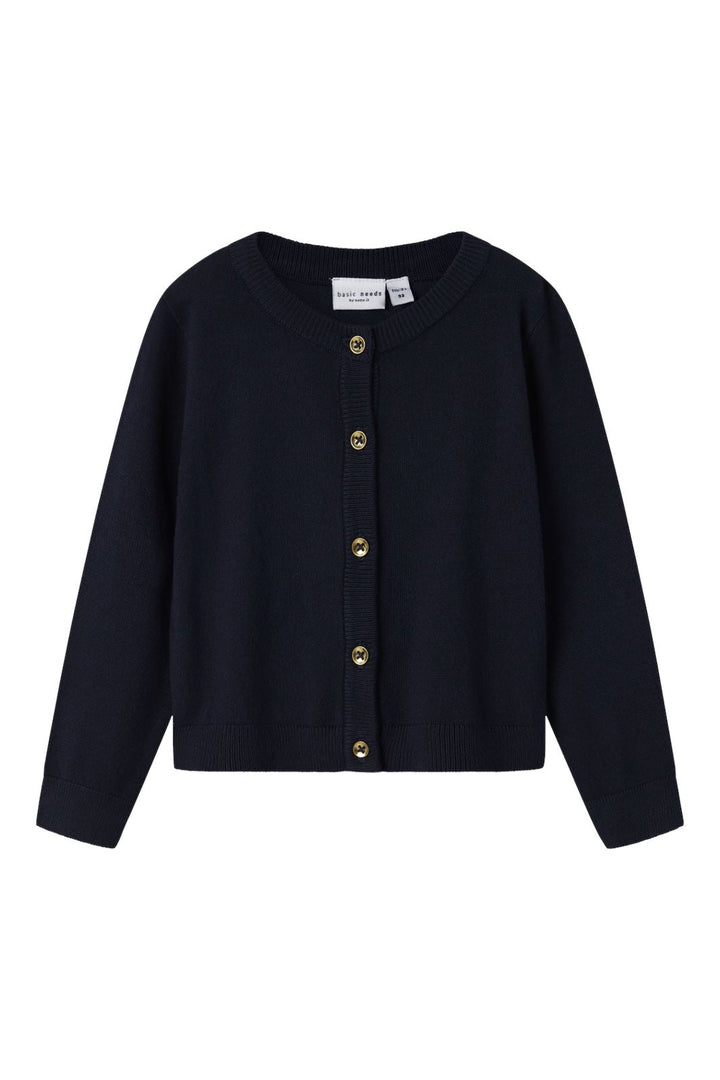 Name It - Nmfvalma Ls Short Knit Card - 4766973 Navy Blazer