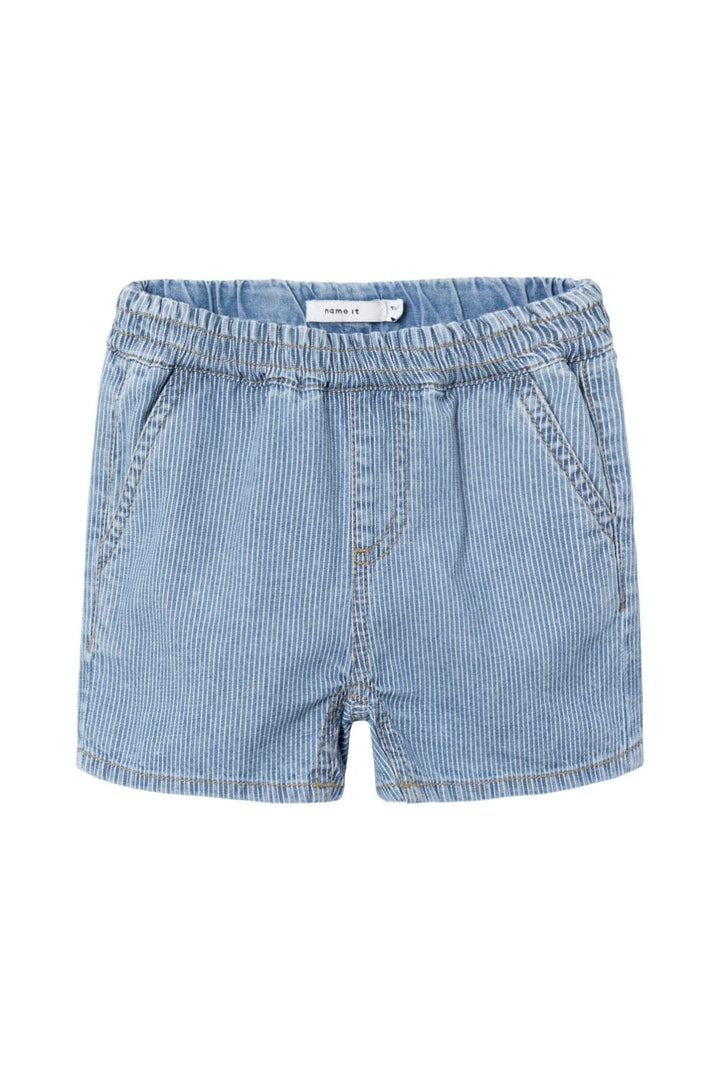 Name It - Nmmryan Jogger L Shorts 9435-Ip H - 4468250 Light Blue Denim White Shorts 