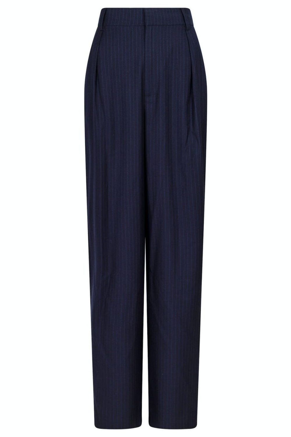 Neo Noir - Alessandra N Pinstripe Pants - Navy Bukser 