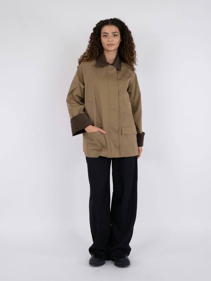 Neo Noir - Anastacia Cord Jacket - Khaki