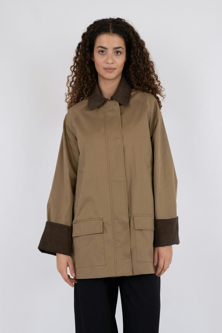 Neo Noir - Anastacia Cord Jacket - Khaki