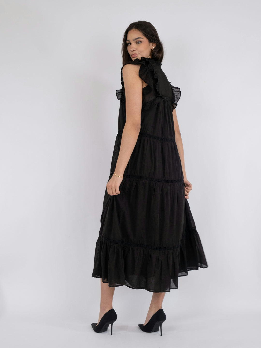 Neo Noir - Ankita S Voile Dress - Black