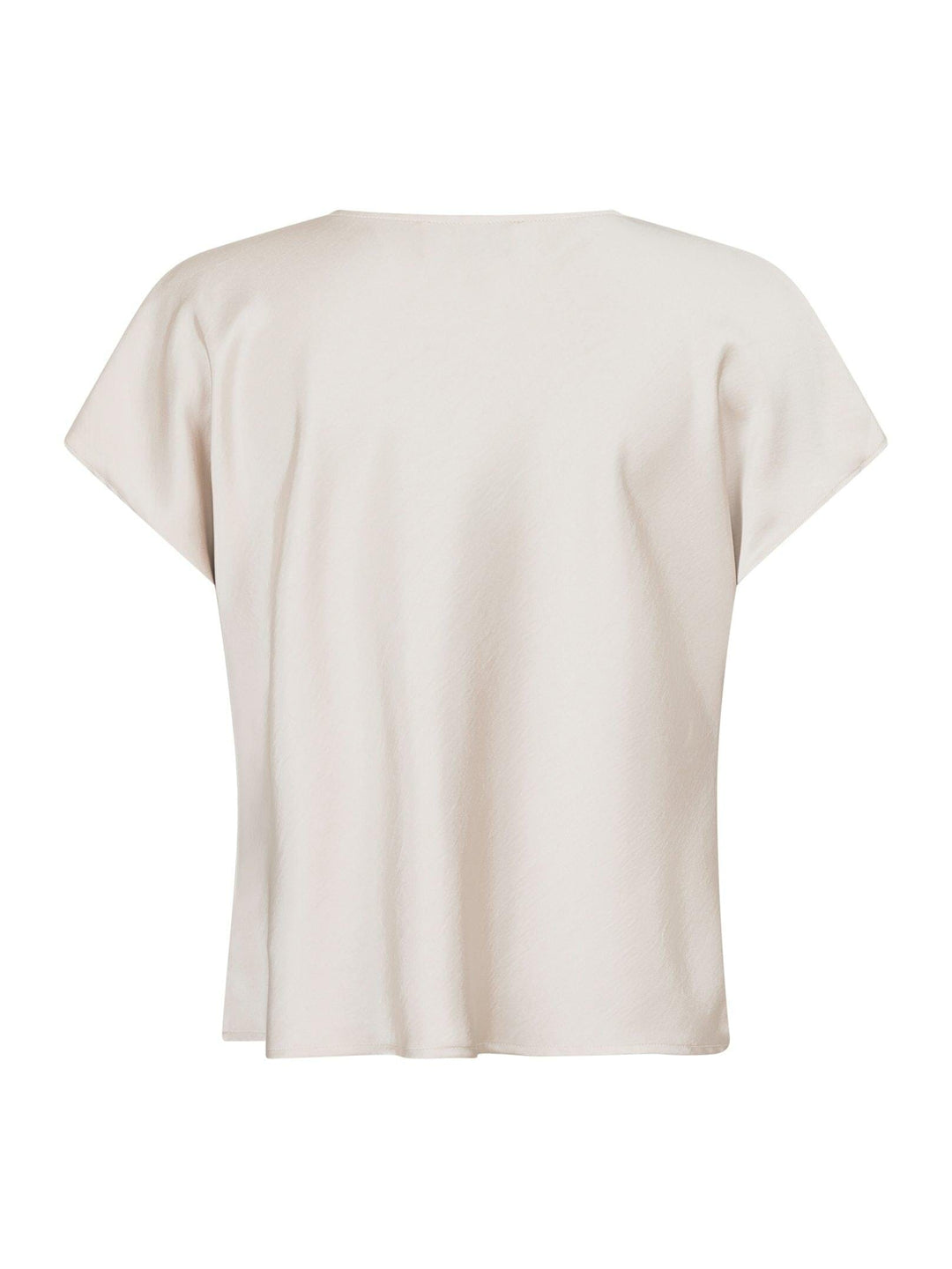 Neo Noir - Annabeth Heavy Sateen Tee - Champagne Bluser 