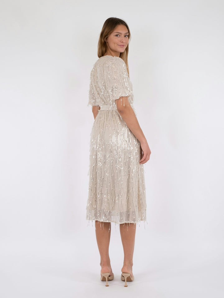 Neo Noir - Benita Sequins Dress - Champagne