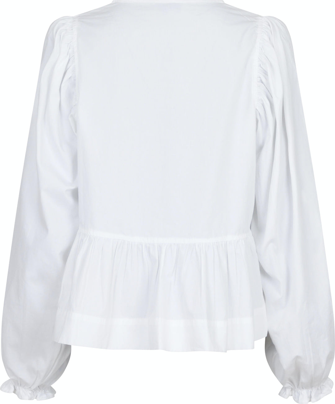 Neo Noir - Bessie C Poplin Blouse - White