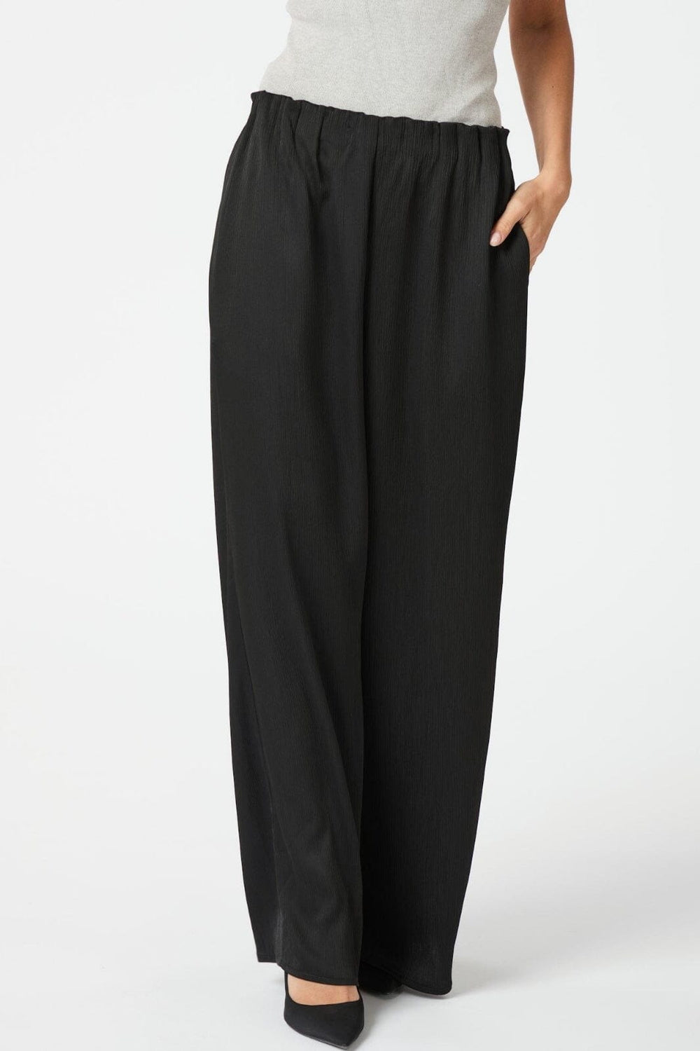 Neo Noir - Betty Structure Pants 164299 - Black Bukser 