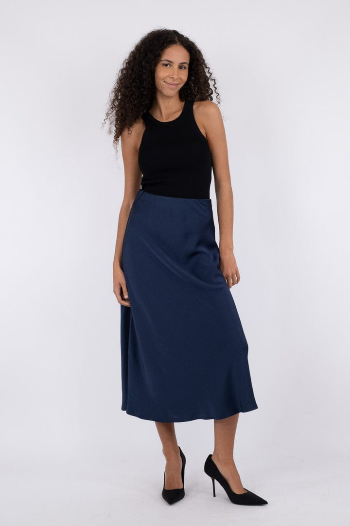 Neo Noir - Bovary Skirt - Navy Nederdele 