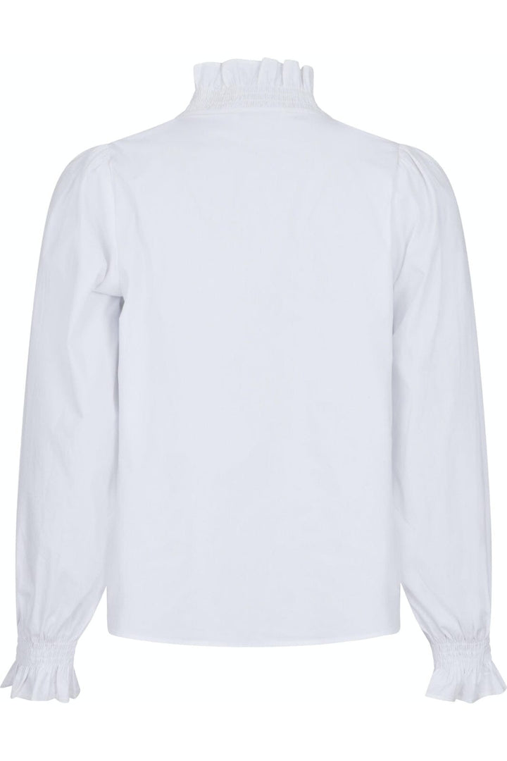 Neo Noir - Brielle Solid Shirt - White Skjorter 