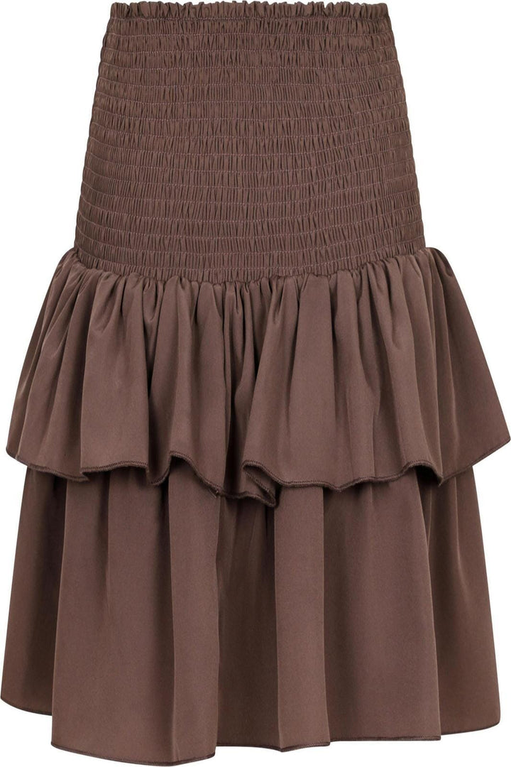 Neo Noir - Carin R Skirt - Dusty Brown