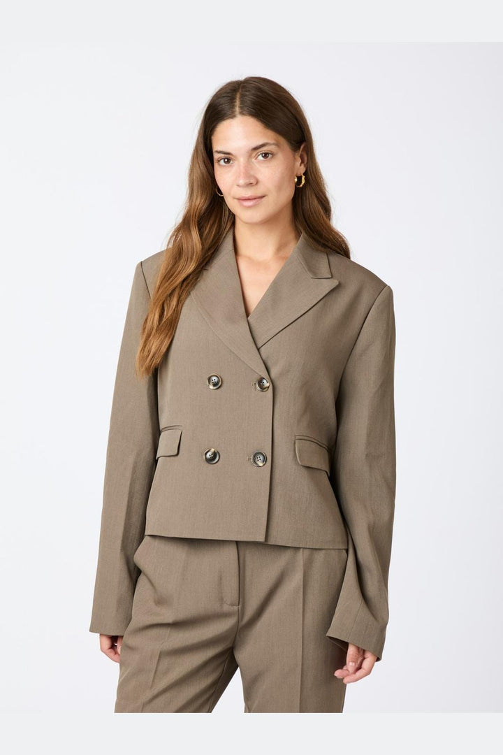 Neo Noir - Conan Structure Blazer - Khaki