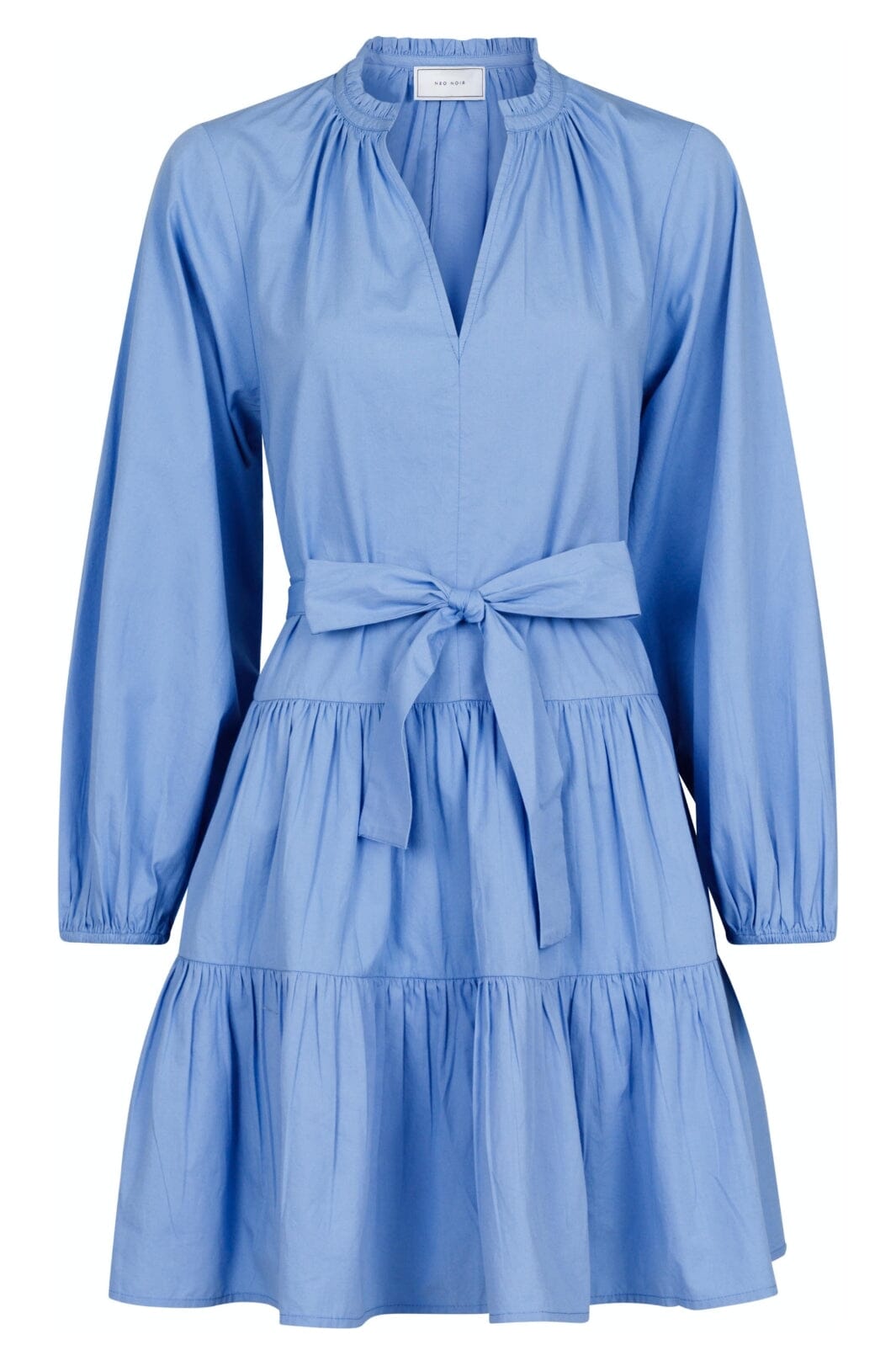 Neo Noir - Debbie C Poplin Dress - Light Blue Kjoler 