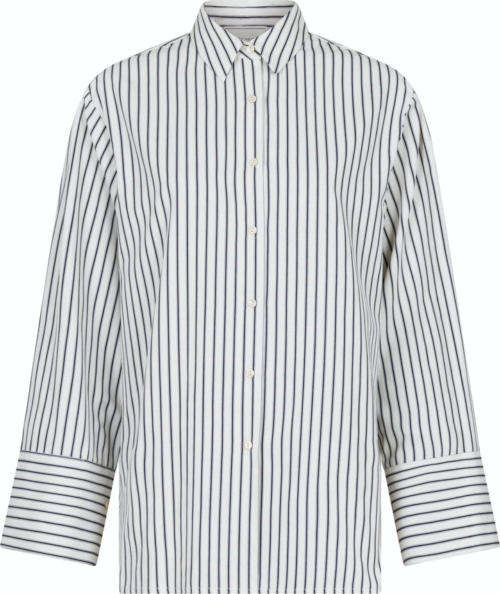 Neo Noir - Dita Stripe Shirt - Creme