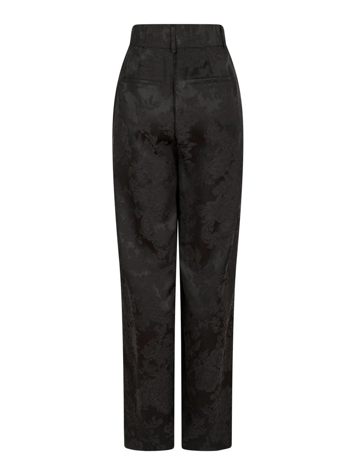 Neo Noir - Emmett Jacquard Pants - Black Bukser 