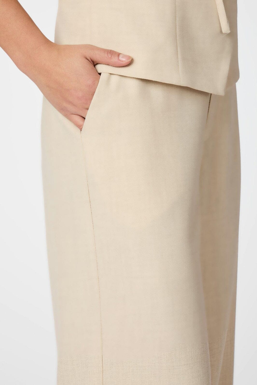 Neo Noir - Emmett Melange Pants 165059 - 976 - Beige Melange