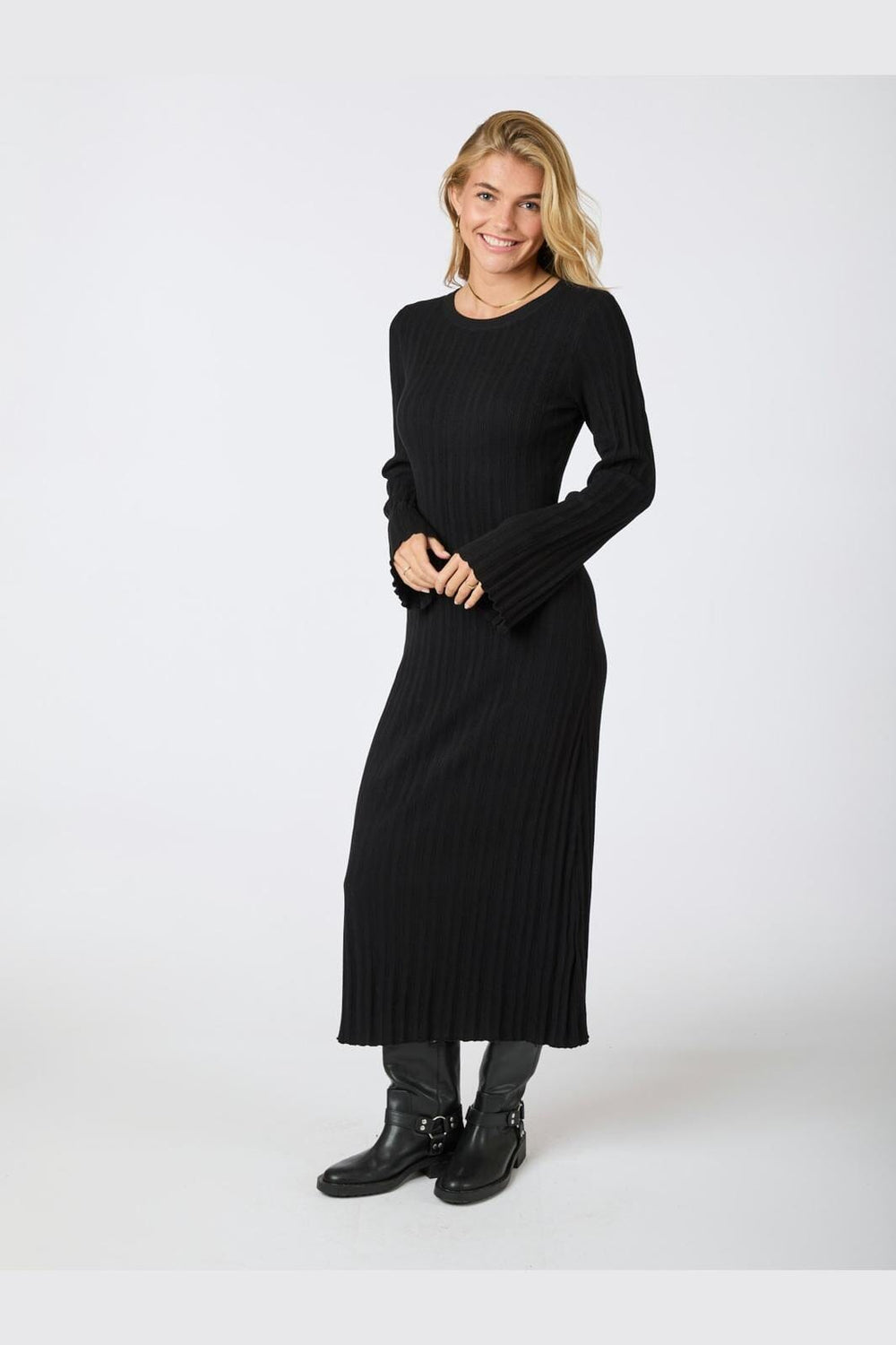 Neo Noir - Eris Knit Dress - Black