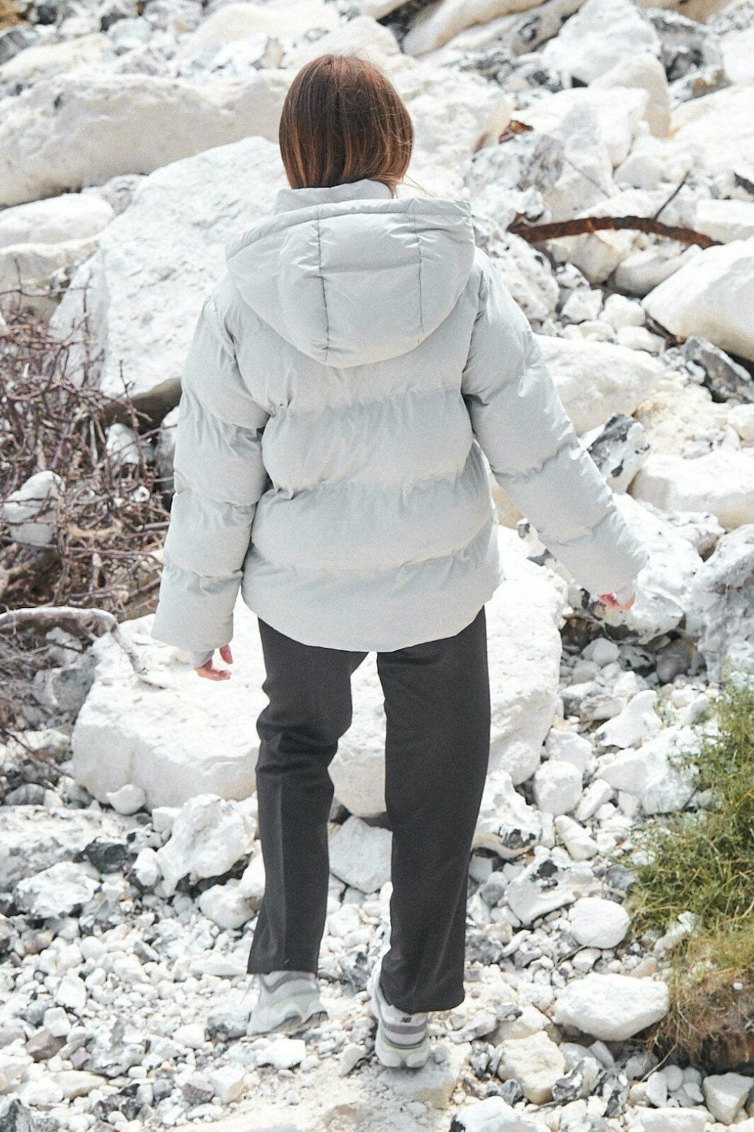 Neo Noir - Fox C Puffer Jacket - Ivory Jakker 