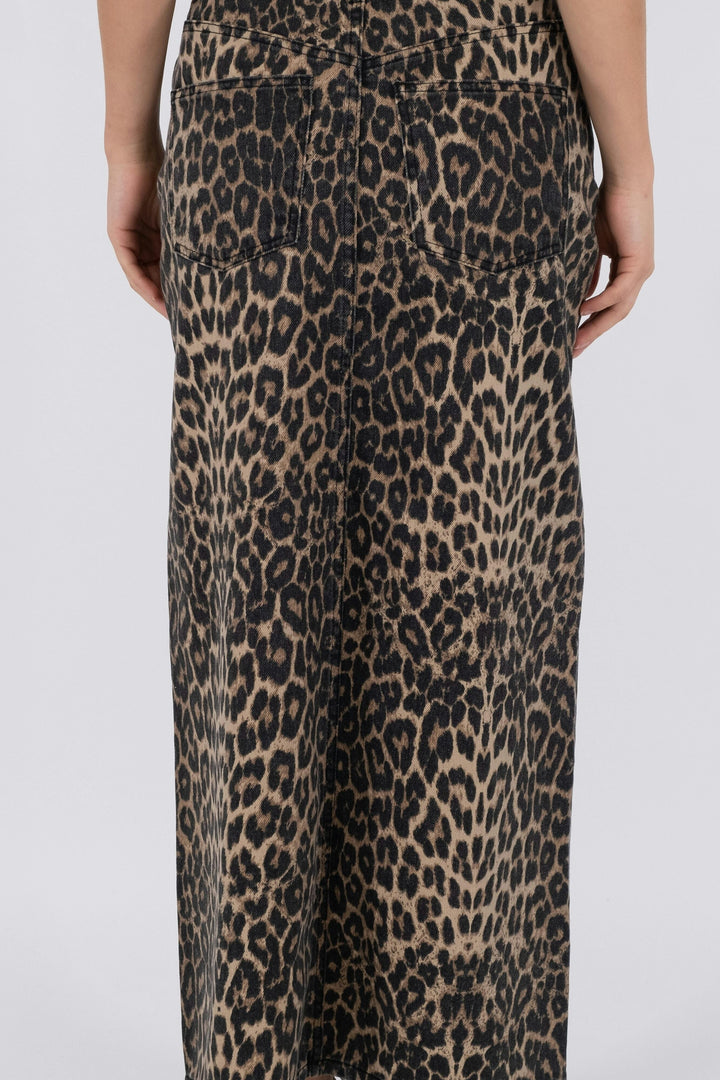 Neo Noir - Frankie Leopard Skirt - Leopard