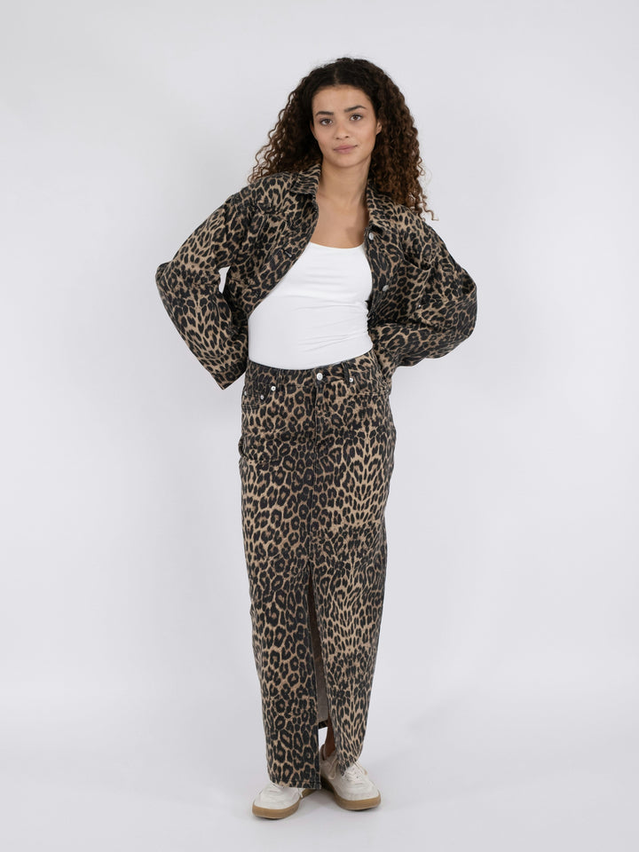 Neo Noir - Frankie Leopard Skirt - Leopard