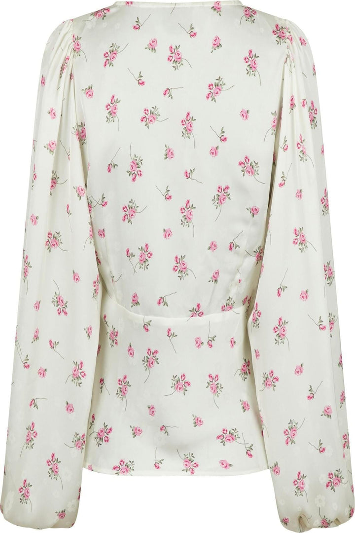 Neo Noir - Jane Cute Rose Blouse - Off White