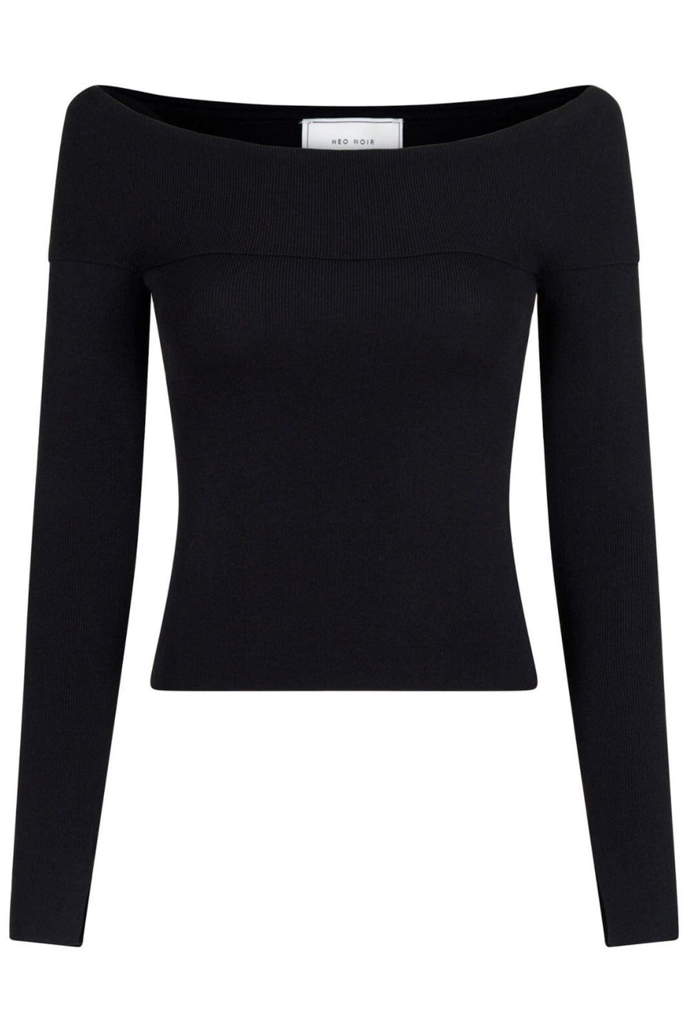 Neo Noir - Jessy Knit Blouse - Black Bluser 