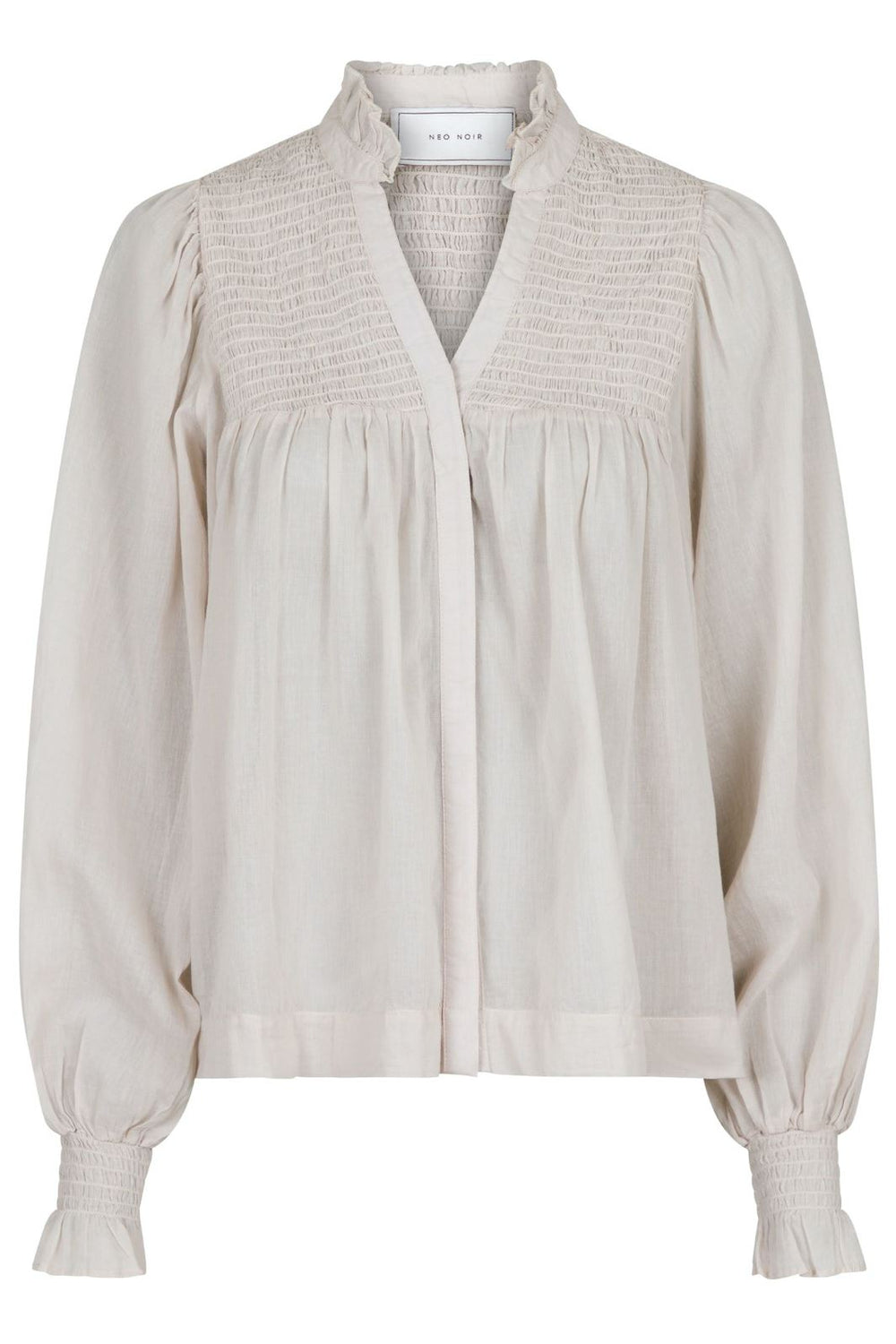 Neo Noir - Jill S Voile Blouse - Ivory Skjorter 