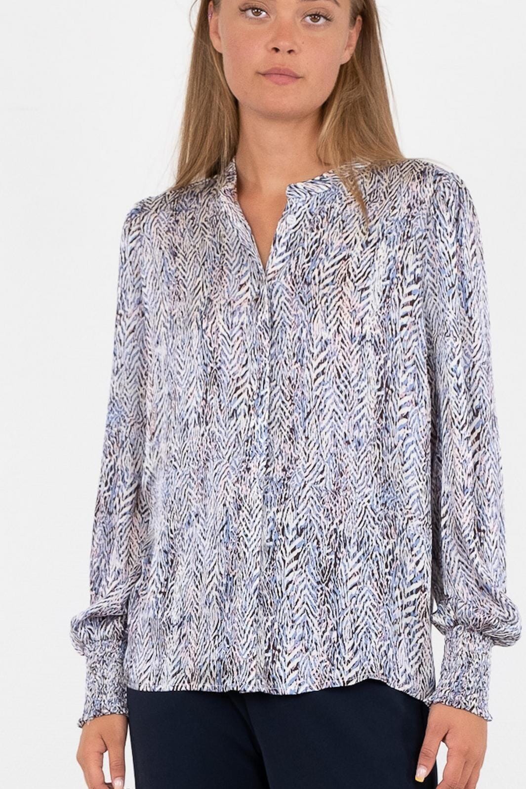 Neo Noir - UDG Kala Ditsy Multi Blouse - Blue