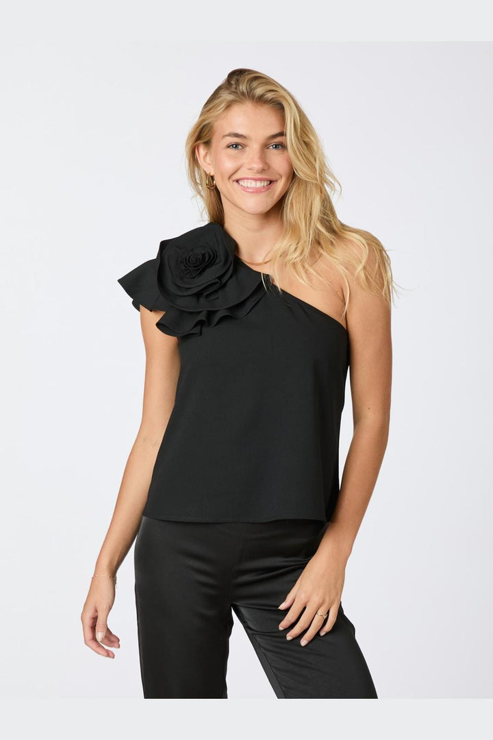 Neo Noir - Kelina Rose Top - Black