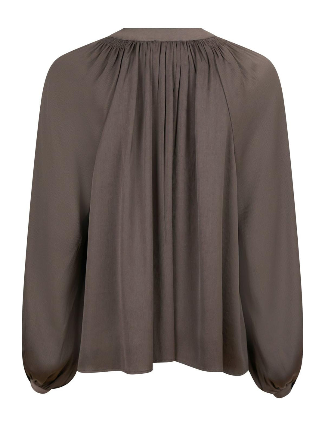 Neo Noir - Kirsty Structure Blouse - Brown Skjorter 