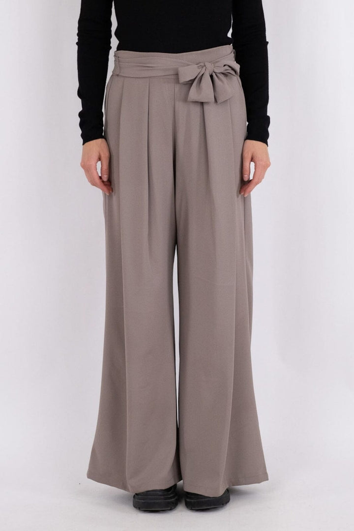 Neo Noir - Lana Drapy Pants - Dusty Brown Bukser 